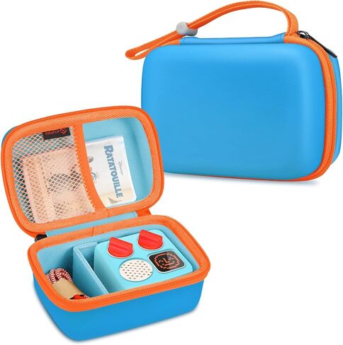FINTIE Hard Case Compatible with Yoto Mini Player (2024 Edition) - Protective Storage Box with Card Holder, Kids Audio Speaker Accessory, Gift for Boys & Girls, Klein Blue in Kuwait