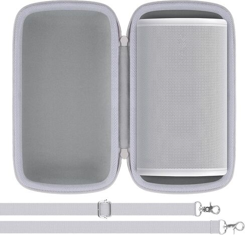 حافظة مكبر صوت Sonos Play، حقيبة سفر صلبة محمولة لمكبر صوت بلوتوث Sonos Play، حقيبة تخزين EVA مضادة للصدمات مع حجرة ملحقات (أسود) in Kuwait