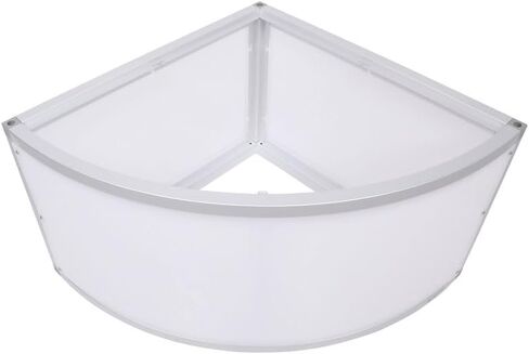 ProX XSA-2X2-16QR Lumo Stage Acrylic Platform 2'x2'x16" Rounded Cube Section Riser for LED Lighting Dance Floor - Includes (3) Side Panels in Saudi Arabia
