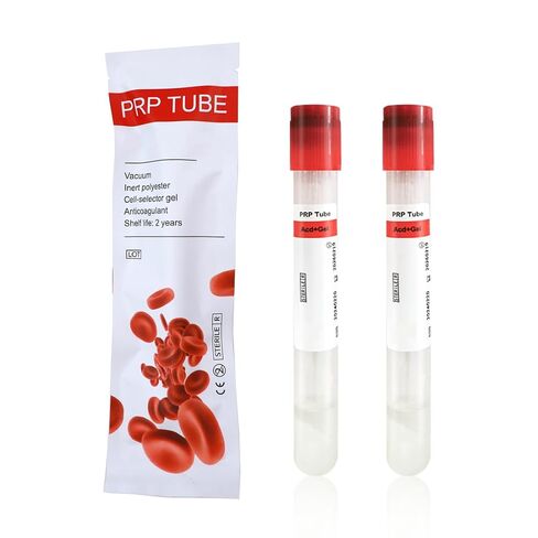 50 PCS VIRTUOSE PRP Tubes 10ML ACD Gel and Anticoagulant Glass Tubes for Lab Centrifuge Use in Kuwait