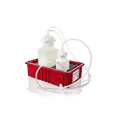 Foxx Life Sciences 305-4401-FLS, Vactrap XL Polypropylene Vacuum Trap System, Autoclavable, 1/4" ID Tubing, 4L Bottle with 4L Overflow Bottle and Inline Vent Filter in Kuwait
