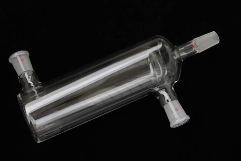 2L Glass Dry Ice Cold Trap with 100mm O.D and 29/42 Joints - Efficient Vacuum Trap for Solvent Collection in Kuwait