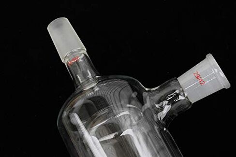 2L Glass Dry Ice Cold Trap with 100mm O.D and 29/42 Joints - Efficient Vacuum Trap for Solvent Collection in Kuwait