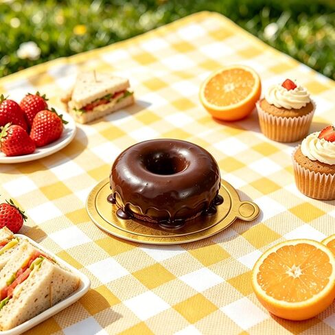 50PCS 3.6 Inch Mini Cake Boards Paper Plates Circle Dessert Boards with Tasting Spoons for Cupcake Tiny Dessert Display Trays, Wedding Birthday Party Supplies in Kuwait