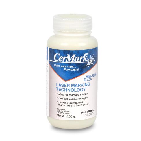 CerMark LMM-6000 Black Laser Marking Coating Paste for Stainless Steel and Metals – Use with CO2 & Fiber Lasers – Permanent, High-Contrast Marks – Ideal for Industrial & DIY Use (250g) in Kuwait