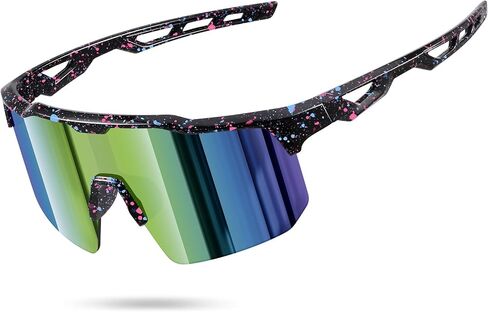 KUGUAOK Youth Baseball Sunglasses for Boys Girls Softball Cycling Sports Sun Glasses for Kids Lightweight Frame Goggles-A in Kuwait