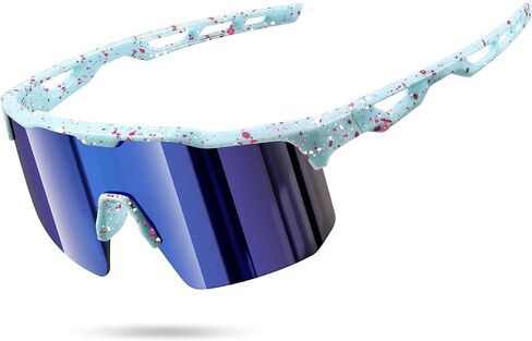 KUGUAOK Youth Baseball Sunglasses for Boys Girls Softball Cycling Sports Sun Glasses for Kids Lightweight Frame Goggles-A in Kuwait
