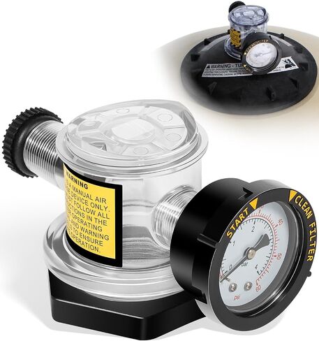 273564Z Manual Air Relief Valve Replacement/Pressure Release Assembly with Gauge for Triton II, TR100C, TR140C Pool & Spa Sand Filters in Kuwait