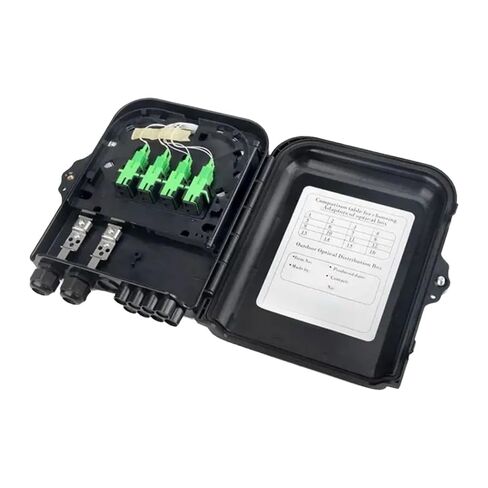 8 Core NAP Box Optical Splitter 1: Terminal Box Optical Fiber Distribution Outdoor Waterproof(with UPC Adapter) in Kuwait