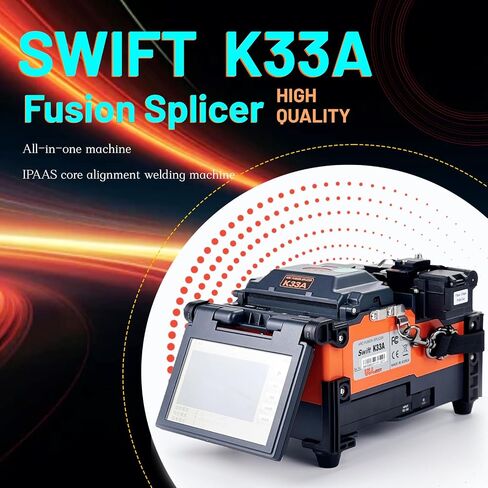 Swift K33A All In One Core Splicer Fiber Optic Splicing Machine IPAAS Core Alignment Splicer With 6000mAh Large Capacity Battery in Kuwait