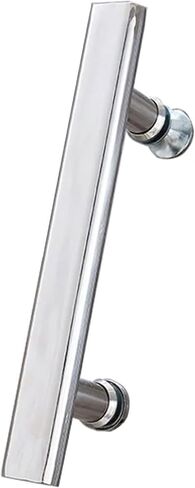 Push and Pull Shower Glass Door Pull Handles, Heavy Duty Stainless Steel Bathroom Shower Pull Push Doorknob-145Mm-145mm in Kuwait