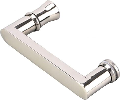 Push and Pull Shower Glass Door Pull Handles,Heavy Duty Stainless Steel Bathroom Shower Pull Push Doorknob-145Mm in Kuwait