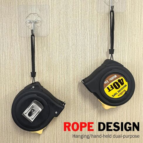 2 Pack Tape Measure 40 ft, Easy Read Measuring Tape Retractable, Measurement Tape 40 FT by 1 in in Kuwait