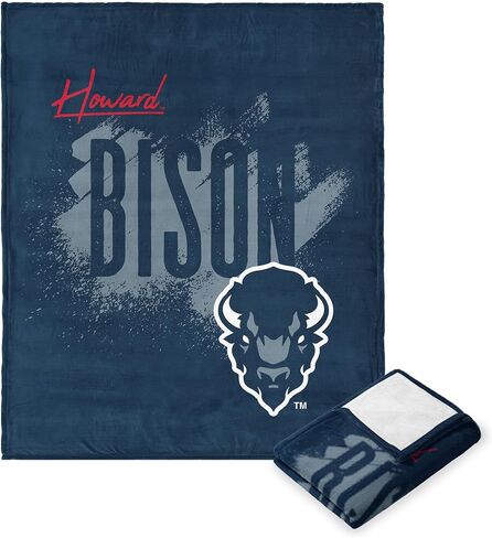 NORTHWEST NCAA Howard University, Tradition, Silk Touch Throw Blanket, 50 x 60 Inches in Kuwait
