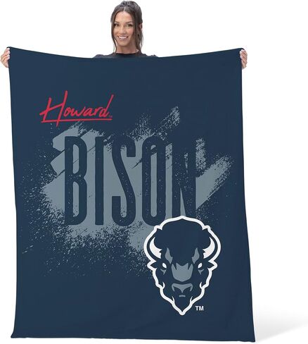NORTHWEST NCAA Howard University, Tradition, Silk Touch Throw Blanket, 50 x 60 Inches in Kuwait