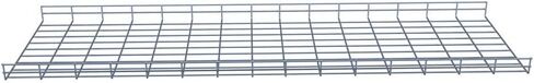 Wire Mesh Cable Tray, Electro Zinc Plated, Silver Steel, 1.97 x 17.72 x 59.06 inch, 2-Pack in Kuwait