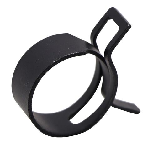 130PCS Spring Band Type Action Fuel Line Silicone Vacuum Hose Pipe Clamp Low Pressure Air Clip Fasteners Assortment Kit Black in Kuwait