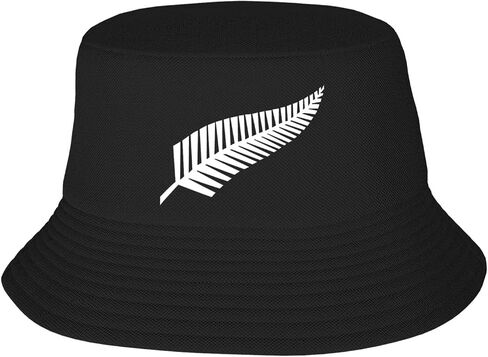 New Zealand Maori Fern Bucket HatUnisex Packable Outdoor Fashio Sunshade Fisherman Hat in Kuwait