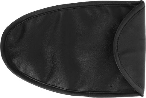 Portable Alto Saxophone Mouthpiece Bag with Delicate Lining and Curved Cloth Design, Stylish Black Instrument Pouch Preventing Damage for Wind Instruments Musicians in Kuwait