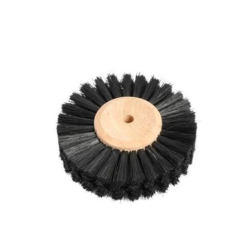 1PC Abrasive Wire Black Bristle Polishing Brush 3" Sisal Filament/Horse Buffing Wheel for Jewelry Wood Furniture Polishing(Yellow) in Kuwait