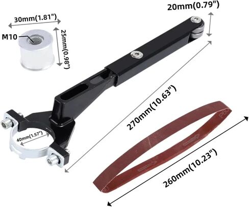 Angle Grinder To Belt Sander Converter - Sanding Belt Adapter Angle Grinder Belt Sander Adapter for 100/115/125 in Kuwait
