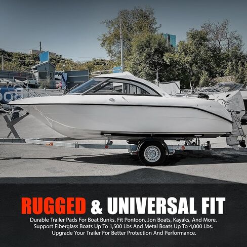 مجموعة شرائح بطابقين لمقطورة القارب من Rogierra مقاس 3 × 10 بوصة مكونة من 20 قطعة، 16 وسادة + 4 منصات منزلق بطابقين لمقطورة القارب شديدة التحمل لتسهيل الإطلاق والتحميل، مجموعة بقع بطابقين لمقطورة القارب لتشغيل المقطورة in Kuwait