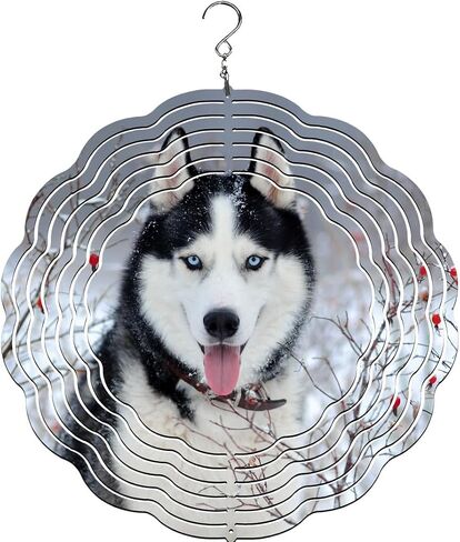 Siberian Husky Dog Wind Spinner | Windspinner | عاشق الكلاب in Kuwait