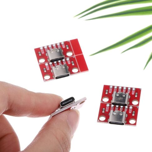 10 قطعة نوع C لوحة القطع المسلسل الأساسي USB C لوحة القطع 16P PCB محول لوحات موصل سالب in Kuwait