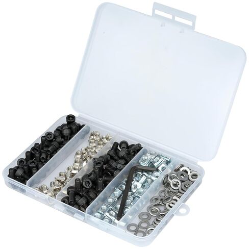 210Pcs Aluminum Extrusion M5 T-Nuts Screws Kit for 2020 2040 8020 Series Aluminum Extrusion Accessories Rail M5X8 M5X10 with Hex Wrench in Kuwait