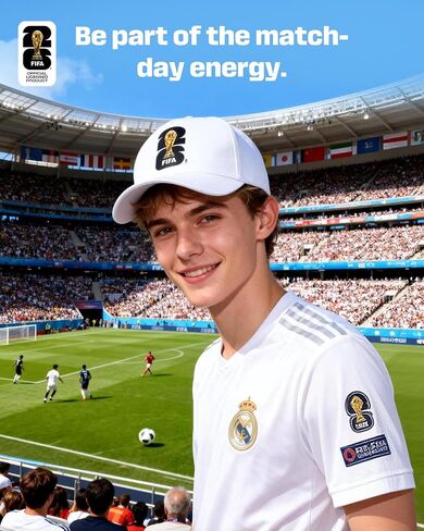 2026 Official FIFA World Cup Merchandise Baseball Cap, Adjustable Cotton Soccer Cap for Men&Women, Breathable Comfortable Football Fan Hat for Outdoor Sports, Travel, Match Day & Everyday Wear(White) in Kuwait