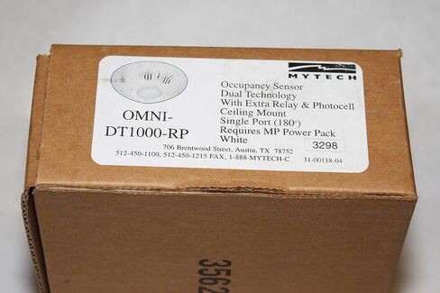 Hubbell Mytech OMNI-DT1000 RP مستشعر الإشغال ثنائي التقنية، حامل سقفي، خلية ضوئية مرحل إضافية، in Kuwait