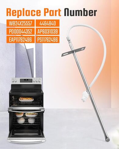 مستشعر درجة حرارة الفرن WB24X25557 مناسب لنماذج GE استبدال 4464840 PD00044352 AP6031039 PS11762496 EAP11762496 مجموعة مسبار مستشعر درجة الحرارة in Kuwait