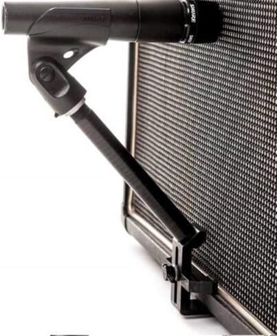 حامل ميكروفون بمشبك من AmpClampUSA لمضخمات الجيتار (sm57,e609 Dual Mic'g) in Kuwait