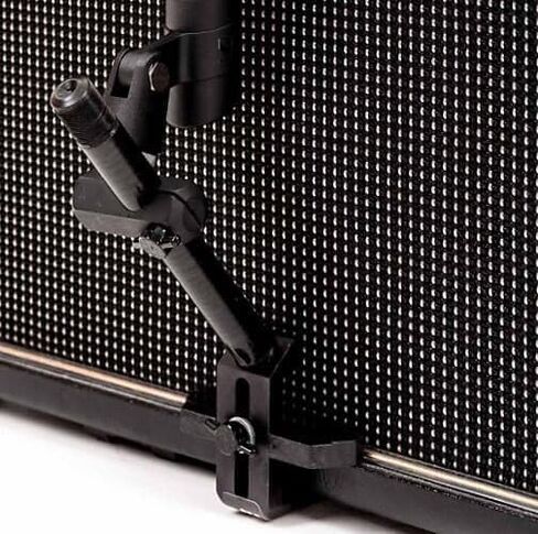 حامل ميكروفون بمشبك من AmpClampUSA لمضخمات الجيتار (sm57,e609 Dual Mic'g) in Kuwait