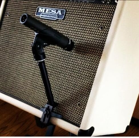 حامل ميكروفون بمشبك من AmpClampUSA لمضخمات الجيتار (sm57,e609 Dual Mic'g) in Kuwait