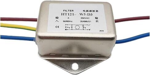 Single-Phase 220V AC Power Filter HT121-6-W5-D3 3A 5A 6A 10A(HT121-3-W5-D3 3A) in Kuwait