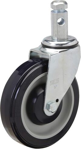 5" Swivel Caster for Bun and Sheet Pan Racks with Heavy Duty Polyurethane Wheels in Kuwait