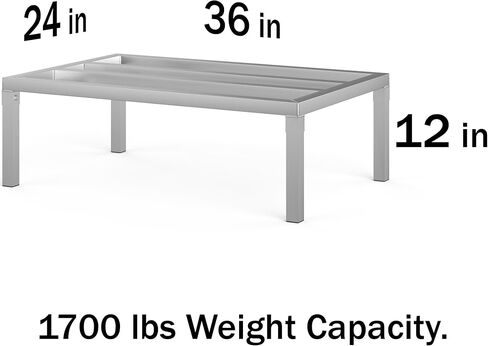 Aluminum Dunnage Rack 36" x 24" | 12" Off The Floor | 1200 Lbs Capacity in Kuwait