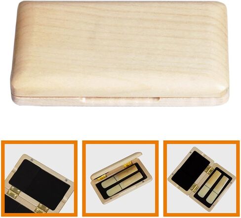 Healifty Wood Oboe Reed Case Organizer Box Lightweight Easy to Use Reed Holder for Musicians the Go in Kuwait