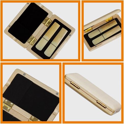 SUPVOX Wood Oboe Reed Case for 2 Reeds and Protective Storage Box for Oboe Players in Kuwait