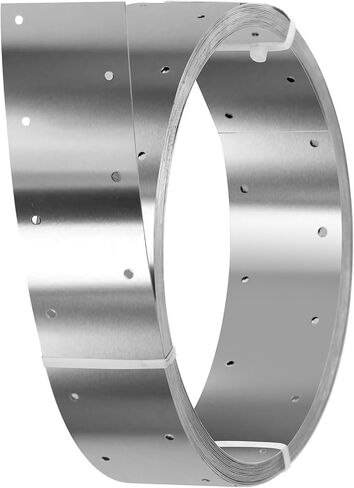 32ft × 2-3/8 بوصة (60 مم) عرض رباط شد، 27 مقياس من الفولاذ المقاوم للصدأ 304 لفائف معدنية حزام مثقوب حزام المرافق in Kuwait