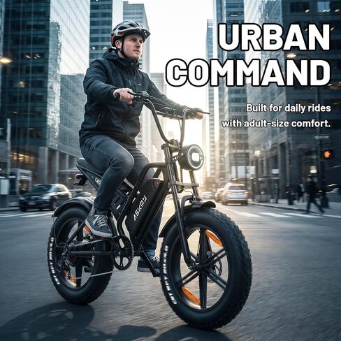 Mountain Ebike، دراجة كهربائية للبالغين للطرق الثلجية والشاطئ، دراجة كهربائية بإطارات سميكة للبالغين 1500 وات ذروة 48 فولت 15 أمبير في الساعة in Kuwait