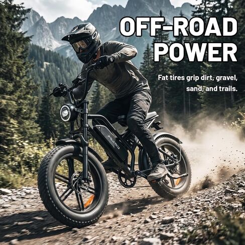 Mountain Ebike، دراجة كهربائية للبالغين للطرق الثلجية والشاطئ، دراجة كهربائية بإطارات سميكة للبالغين 1500 وات ذروة 48 فولت 15 أمبير في الساعة in Kuwait