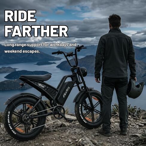 Mountain Ebike، دراجة كهربائية للبالغين للطرق الثلجية والشاطئ، دراجة كهربائية بإطارات سميكة للبالغين 1500 وات ذروة 48 فولت 15 أمبير في الساعة in Kuwait