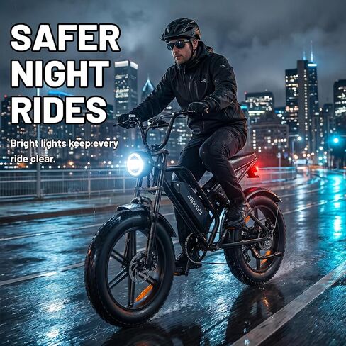 Mountain Ebike، دراجة كهربائية للبالغين للطرق الثلجية والشاطئ، دراجة كهربائية بإطارات سميكة للبالغين 1500 وات ذروة 48 فولت 15 أمبير في الساعة in Kuwait