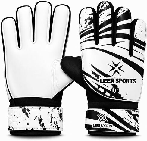Professional Goalkeeper Gloves – Strong Latex Grip Soccer Goalie Gloves with Adjustable Wrist Strap, Anti-Slip Palm, Comfortable Fit for Training & Matches in Kuwait