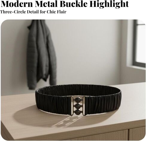 FashionCha Elastic Waist Belt, Waistband for Women, Puffer Coat, Clothes, Winter Outwear in Kuwait