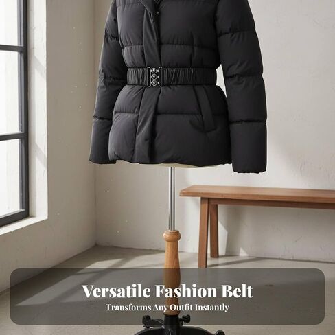 FashionCha Elastic Waist Belt, Waistband for Women, Puffer Coat, Clothes, Winter Outwear in Kuwait