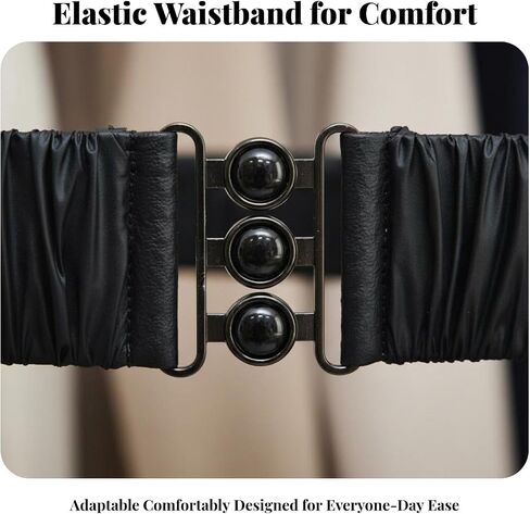 FashionCha Elastic Waist Belt, Waistband for Women, Puffer Coat, Clothes, Winter Outwear in Kuwait