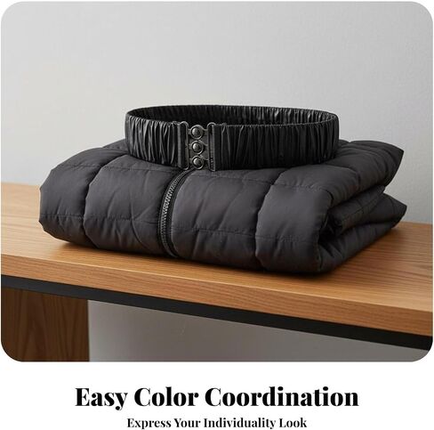 FashionCha Elastic Waist Belt, Waistband for Women, Puffer Coat, Clothes, Winter Outwear in Kuwait
